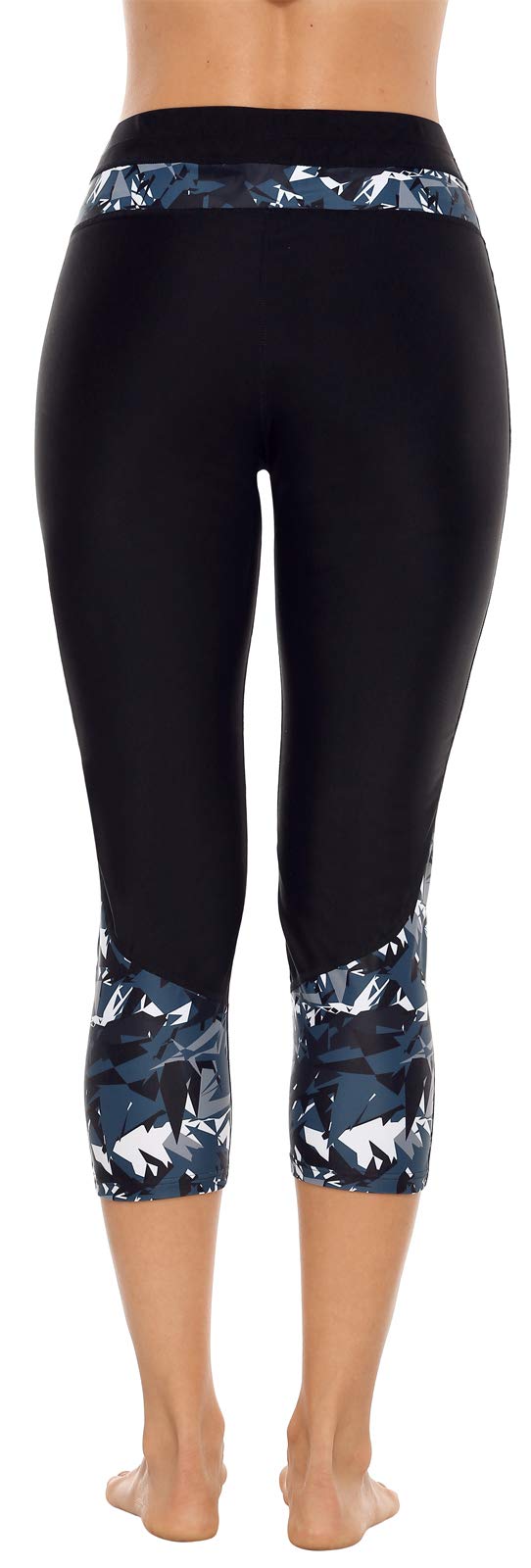 ALove Swim Pants for Women High Waisted Swimming Leggings Stretch Swim Capris Sporty Long Swim Board Shorts - Image 5