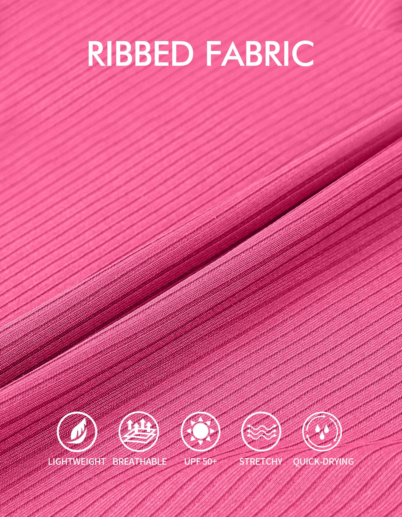 ANFILIA Women's Tankini Top Tie-Side Drawstrings Bathing Suit Top Ribbed Fabric Tummy Control Sporty Swimsuit Top - Image 6